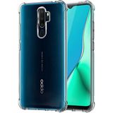 HappyCase Oppo A9 2020 Kapak Köşe Korumalı Airbag Antishock Silikon Kılıf - Şeffaf