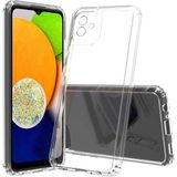 HappyCase Samsung Galaxy A04E Köşeli Şeffaf Anti Shock Silikon Kılıf - 221