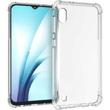 HappyCase Samsung Galaxy A10 Köşeli Şeffaf Anti Shock Silikon Kılıf - 219