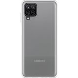 Happycase Samsung Galaxy A12 Kılıf Lüx Şeffaf Silikon