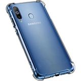 HappyCase Samsung Galaxy A20S Köşeli Şeffaf Anti Shock Silikon Kılıf - 212