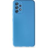 Happycase Samsung Galaxy A32 Kılıf Nano Içi Kadife Silikon - Mavi
