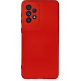 Happycase Samsung Galaxy A33 5g Kılıf Nano Içi Kadife Silikon - Kırmızı