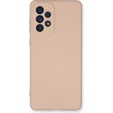 Happycase Samsung Galaxy A33 5g Kılıf Nano Içi Kadife Silikon - Pudra
