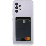 HappyCase Samsung Galaxy A52 Kılıf Şeffaf Kartlıklı Silikon Kılıf Kapak- Şeffaf
