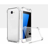 HappyCase Samsung Galaxy J7 Prime Köşeli Şeffaf Anti Shock Silikon Kılıf - 189