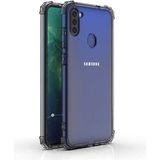HappyCase Samsung Galaxy M11 Köşeli Şeffaf Anti Shock Silikon Kılıf - 187