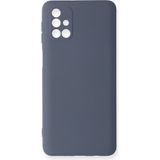 Happycase Samsung Galaxy M31S Kılıf Nano Içi Kadife Silikon - Gri