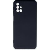 Happycase Samsung Galaxy M31S Kılıf Nano Içi Kadife Silikon - Lacivert