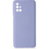 Happycase Samsung Galaxy M31S Kılıf Nano Içi Kadife Silikon - Lila