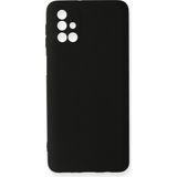 Happycase Samsung Galaxy M31S Kılıf Nano Içi Kadife Silikon - Siyah
