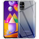 HappyCase Samsung Galaxy M31S Kılıf Olex Tpu Silikon - Şeffaf