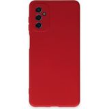 Happycase Samsung Galaxy M52 5g Kılıf Nano Içi Kadife Silikon - Kırmızı