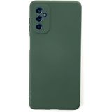 Happycase Samsung Galaxy M52 5g Kılıf Nano Içi Kadife Silikon - Koyu Yeşil