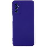 Happycase Samsung Galaxy M52 5g Kılıf Nano Içi Kadife Silikon - Mor