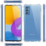 HappyCase Samsung Galaxy M52 5g Köşeli Şeffaf Anti Shock Silikon Kılıf - 174
