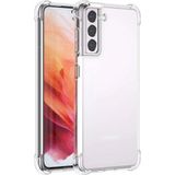 HappyCase Samsung Galaxy S21 Plus Kapak Köşe Korumalı Airbag Antishock Silikon Kılıf - Şeffaf