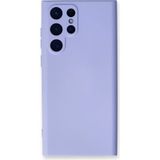 Happycase Samsung Galaxy S22 Ultra Kılıf Nano Içi Kadife Silikon - Lila