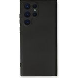 Happycase Samsung Galaxy S22 Ultra Kılıf Nano Içi Kadife Silikon - Siyah