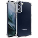 HappyCase Samsung Galaxy S23 Plus Köşeli Şeffaf Anti Shock Silikon Kılıf - 163