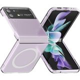 HappyCase Samsung Galaxy Z Flip 3 Kılıf Magneticsafe Şeffaf Silikon - Şeffaf