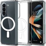 HappyCase Samsung Galaxy Z Fold 5 Kılıf Magneticsafe Şeffaf Silikon - Şeffaf