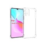 HappyCase Vivo Y33S Köşeli Şeffaf Anti Shock Silikon Kılıf - 5