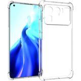 HappyCase Xiaomi Mi 11 Ultra Köşeli Şeffaf Anti Shock Silikon Kılıf - 142