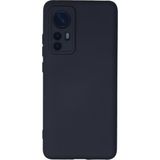 Happycase Xiaomi Mi 12 Kılıf Nano Içi Kadife Silikon - Lacivert