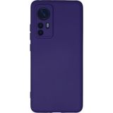 Happycase Xiaomi Mi 12 Kılıf Nano Içi Kadife Silikon - Mor