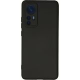 Happycase Xiaomi Mi 12 Kılıf Nano Içi Kadife Silikon - Siyah