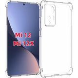 HappyCase Xiaomi Mi 12 Köşeli Şeffaf Anti Shock Silikon Kılıf - 139