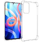 HappyCase Xiaomi Poco M4 Pro 5g Köşeli Şeffaf Anti Shock Silikon Kılıf