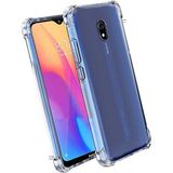 HappyCase Xiaomi Redmi 8A Köşeli Şeffaf Anti Shock Silikon Kılıf - HBCV00005GNDCL
