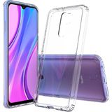 HappyCase Xiaomi Redmi 9 Köşeli Şeffaf Anti Shock Silikon Kılıf - 117