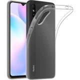 Happycase Xiaomi Redmi 9A Kılıf Lüx Şeffaf Silikon - Şeffaf