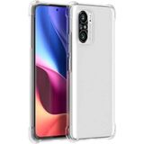 HappyCase Xiaomi Redmi K40 Pro Kapak Köşe Korumalı Airbag Antishock Silikon Kılıf - Şeffaf