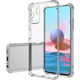HappyCase Xiaomi Redmi Note 10 Köşeli Şeffaf Anti Shock Silikon Kılıf - 106