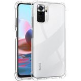 HappyCase Xiaomi Redmi Note 10 Pro Kapak Köşe Korumalı Airbag Antishock Silikon Kılıf - Şeffaf