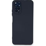 Happycase Xiaomi Redmi Note 11 Kılıf Nano Içi Kadife Silikon - Lacivert