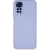 Happycase Xiaomi Redmi Note 11 Kılıf Nano Içi Kadife Silikon - Lila