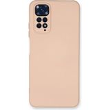 Happycase Xiaomi Redmi Note 11 Kılıf Nano Içi Kadife Silikon - Pudra