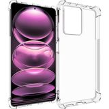 HappyCase Xiaomi Redmi Note 12 Pro 5g Köşeli Şeffaf Anti Shock Silikon Kılıf - 95