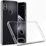 Happycase Xiaomi Redmi Note 6 Pro Kılıf Lüx Şeffaf Silikon - Şeffaf