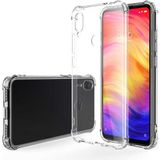 HappyCase Xiaomi Redmi Note 7 Köşeli Şeffaf Anti Shock Silikon Kılıf - 111
