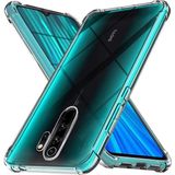 HappyCase Xiaomi Redmi Note 8 Pro Kapak Köşe Korumalı Airbag Antishock Silikon Kılıf - Şeffaf