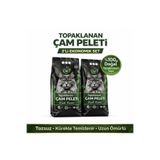 happycatlitter Topaklanan Çam Pelet Kedi Kumu 2x10 LT Ekonomik Set