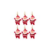 Happyland 1 Paket Yılbaşı Çam Ağacı Süsü Noel Baba 6'lı