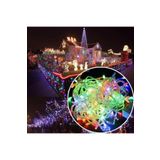 Happyland 10 Metre 100 Ledli Beyaz Kablolu (fişli) Dekoratif Karışık Renk Yılbaşı Ağacı Süsü
