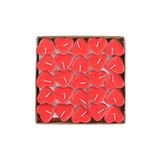 Happyland 20 Adet Kırmızı Kalp Şeklinde Küçük Kalpli Tealight Mumlar